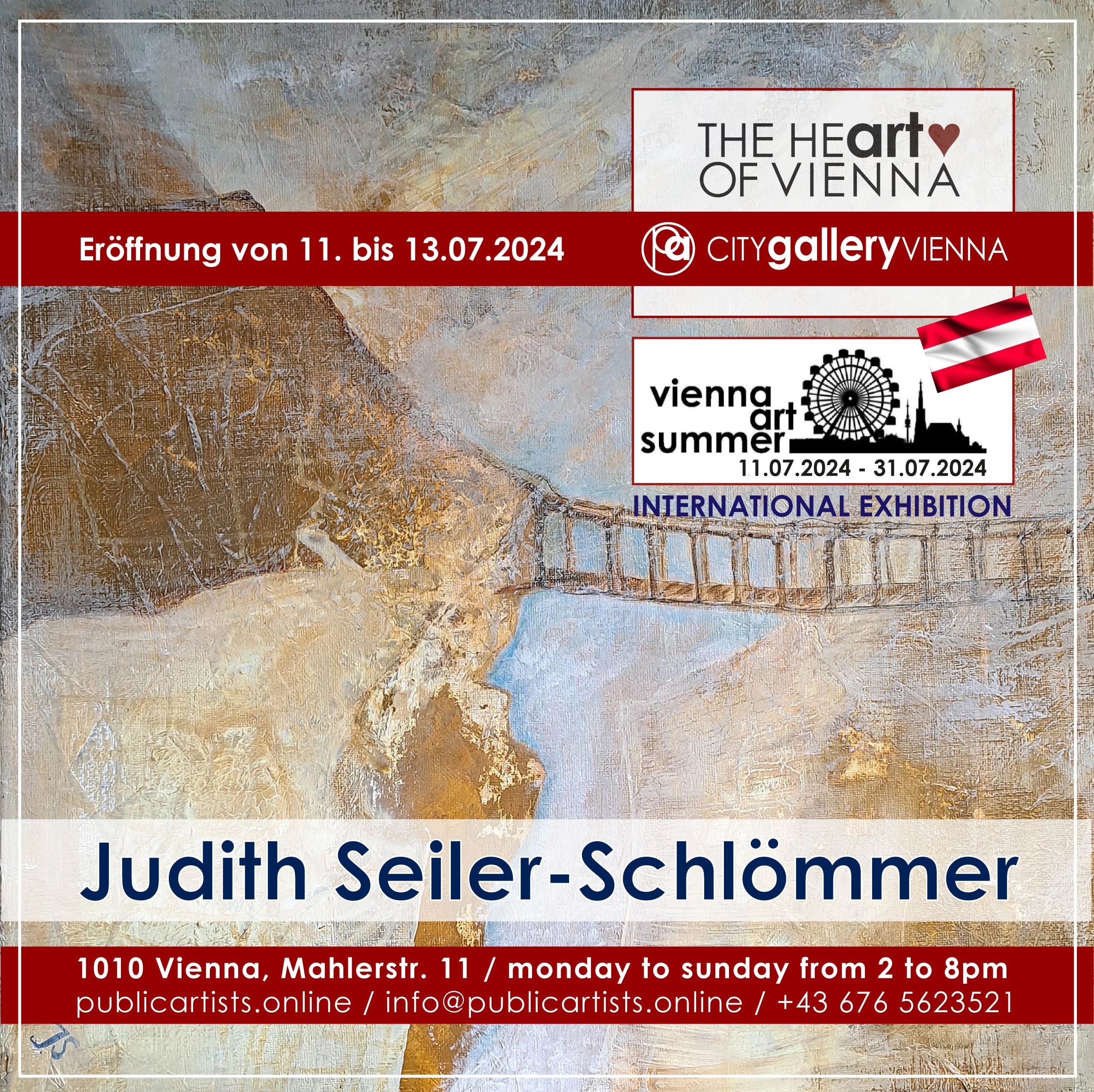 VIENNA ART SUMMER with Judith Seiler-Schlömmer in the CITYgalleryVIENNA