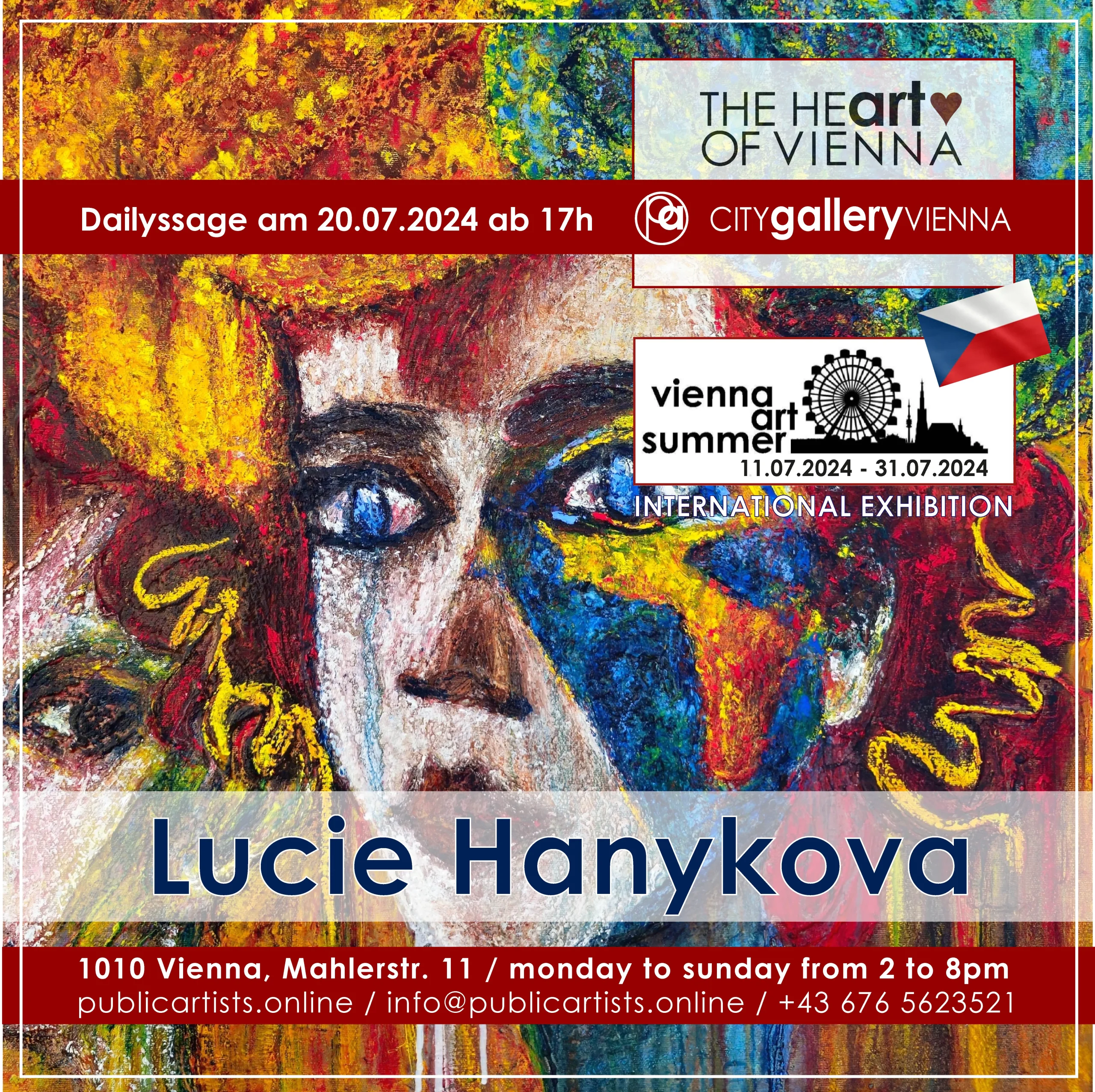 VIENNA ART SUMMER with Lucie Hanykova in the CITYgalleryVIENNA