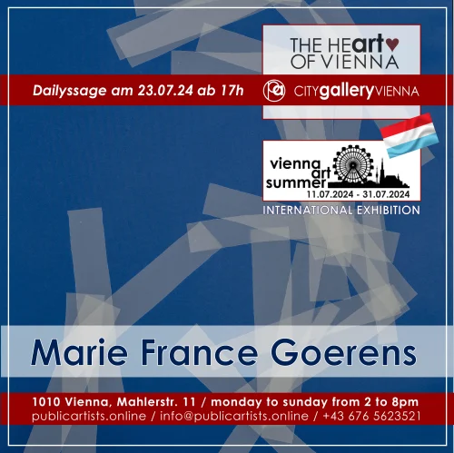 VÍDEŇSKÉ UMĚLECKÉ LÉTO s Marií France Goerens v CITYgalleryVIENNA