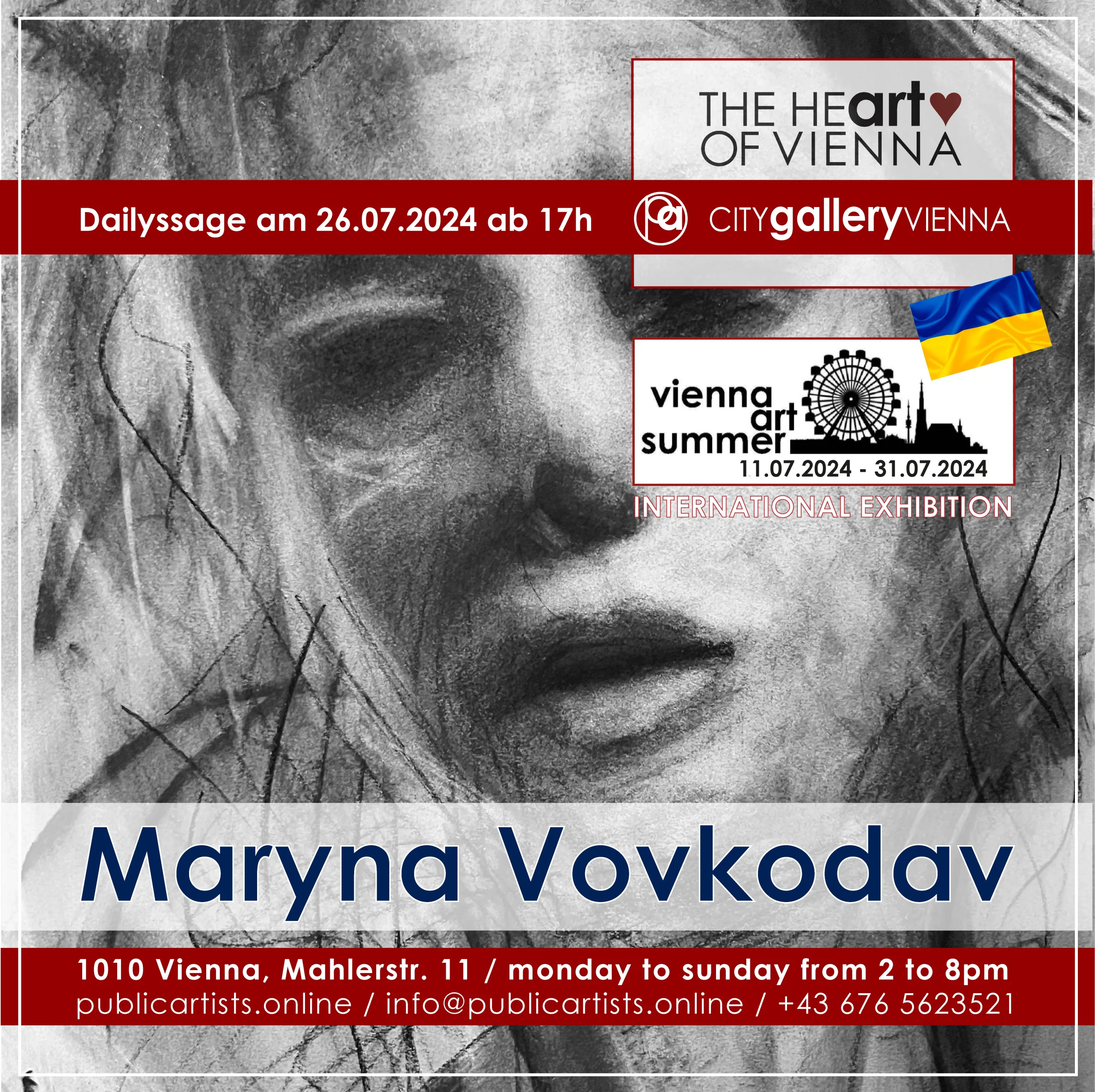 CITYgalleryVIENNA'da Maryna Vovkodav ile VİYANA SANAT YAZI