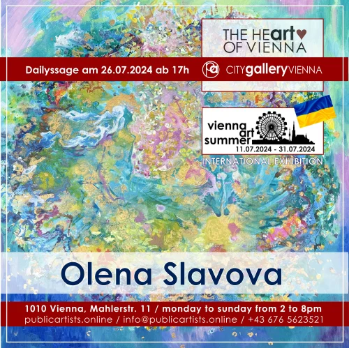 VÍDEŇSKÉ UMĚLECKÉ LÉTO s Olenou Slavovou v CITYgalleryVIENNA