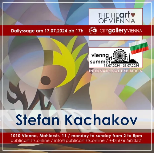 VÍDEŇSKÉ UMĚLECKÉ LÉTO se Stefanem Kachakovem v CITYgalleryVIENNA