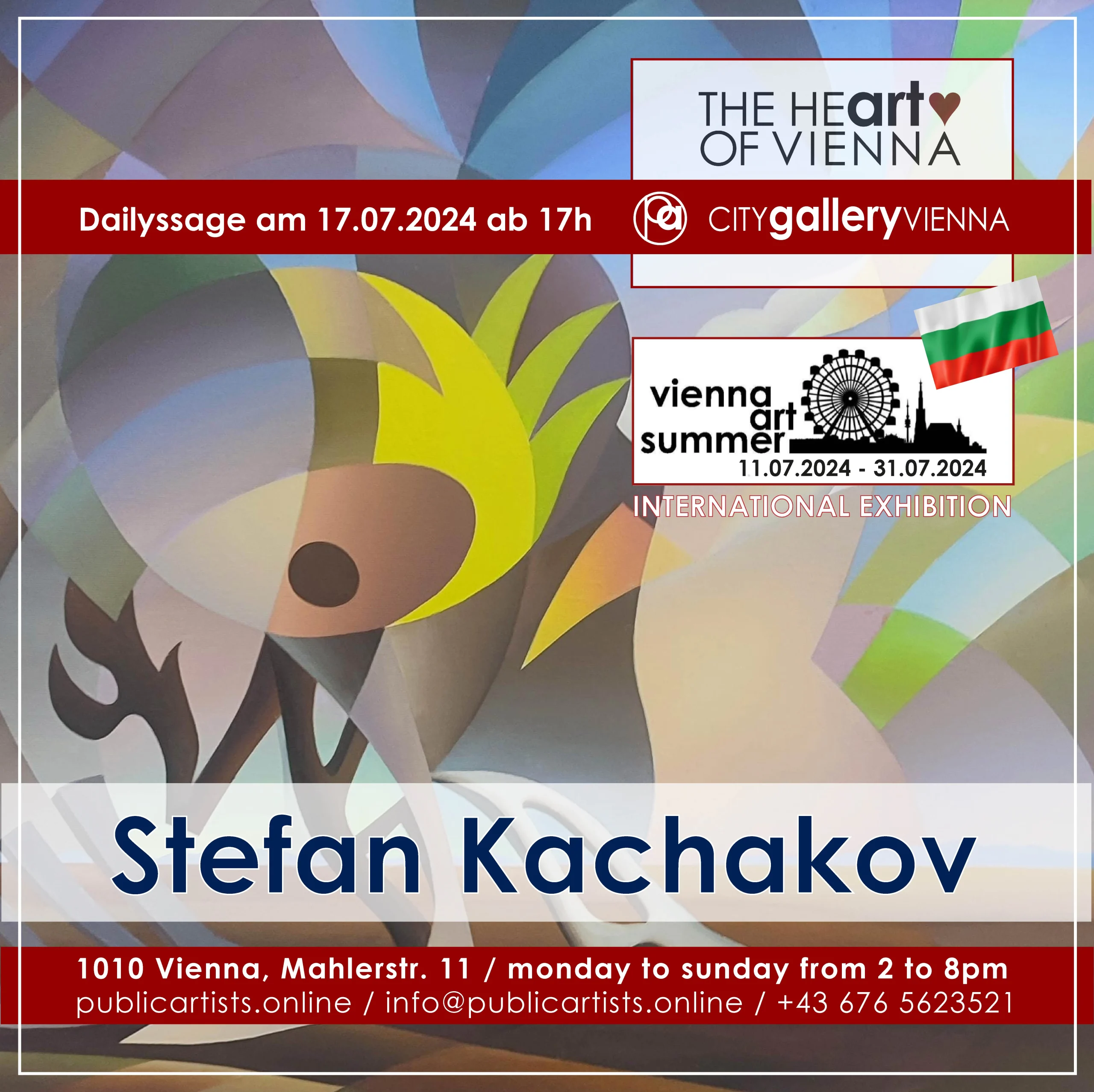 CITYgalleryVIENNA'da Stefan Kachakov ile VİYANA SANAT YAZI