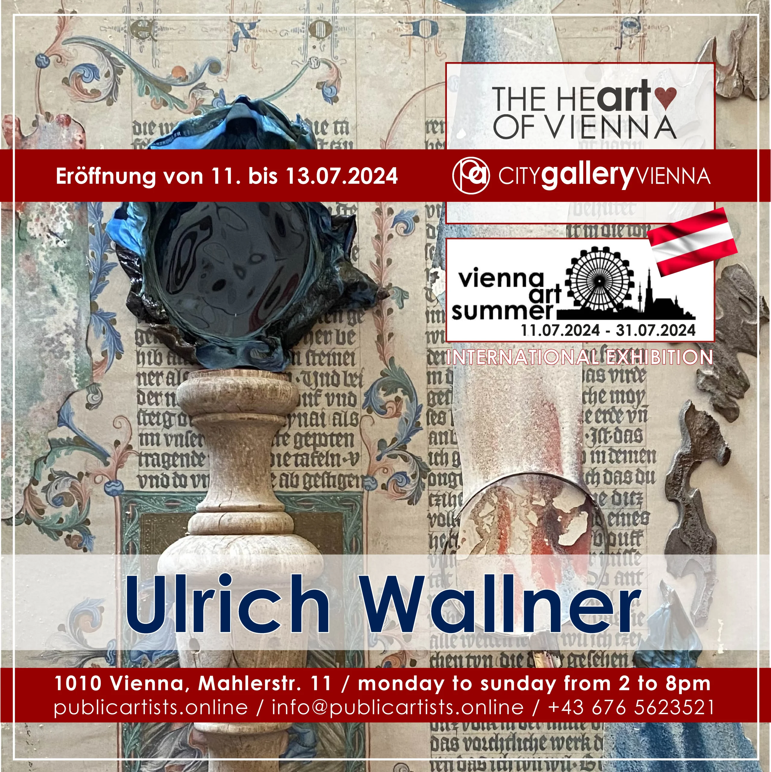 VIENNA ART SUMMER with Ulrich Wallner in the CITYgalleryVIENNA