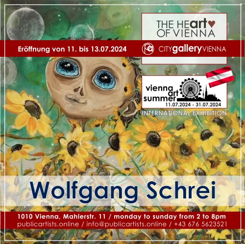 VIENNA ART SUMMER with Wolfgang Schrei in the CITYgalleryVIENNA
