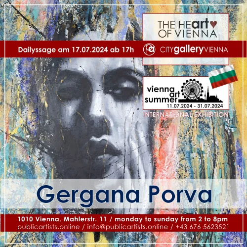 VÍDEŇSKÉ UMĚLECKÉ LÉTO s Gerganou Porvou v CITYgalleryVIENNA