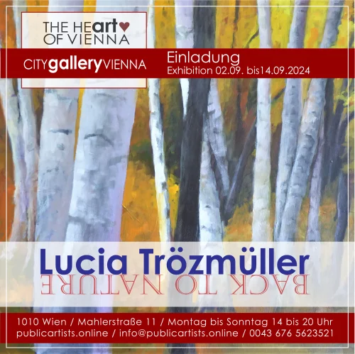 Lucia Trözmüller a CITYgalleryVIENNA-ban