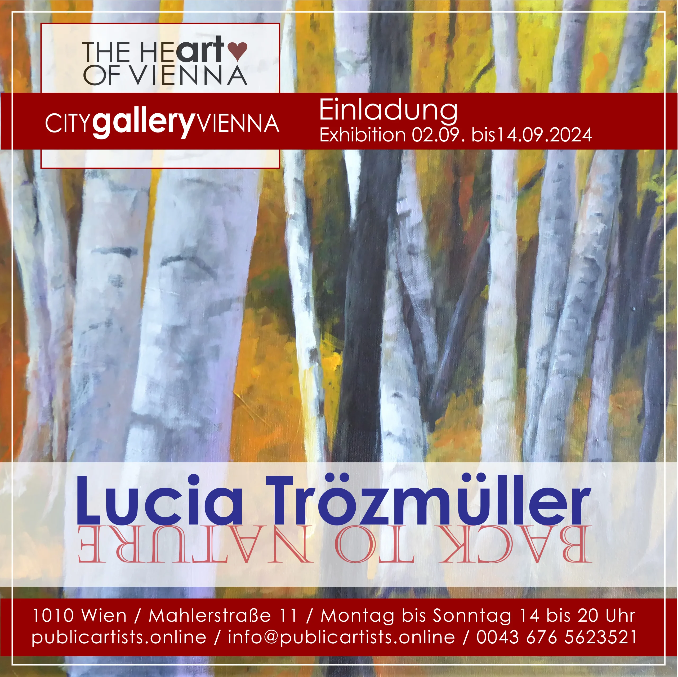 Lucia Trözmüller à la CITYgalleryVIENNA