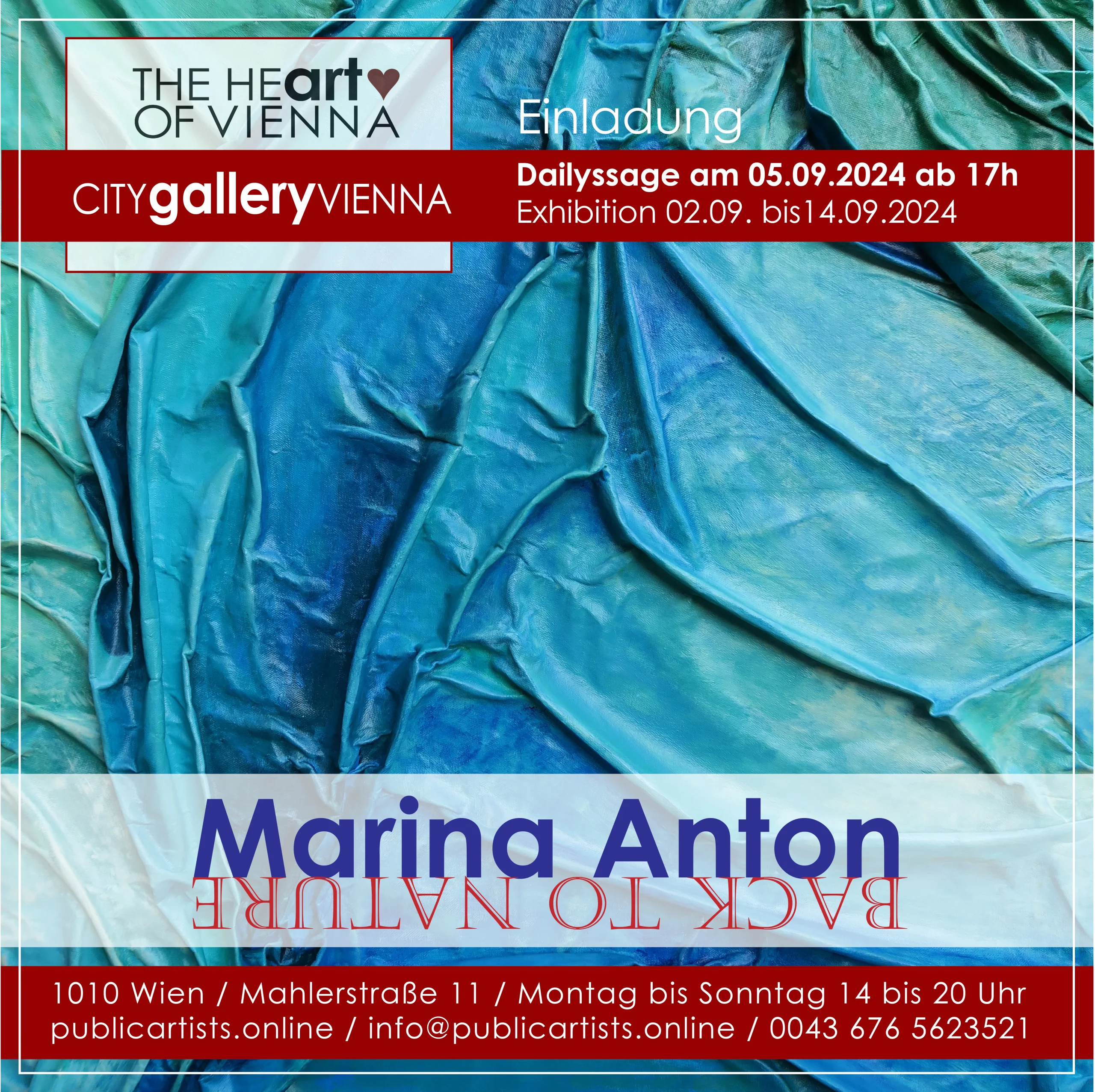 Marina Anton à la CITYgalleryVIENNA