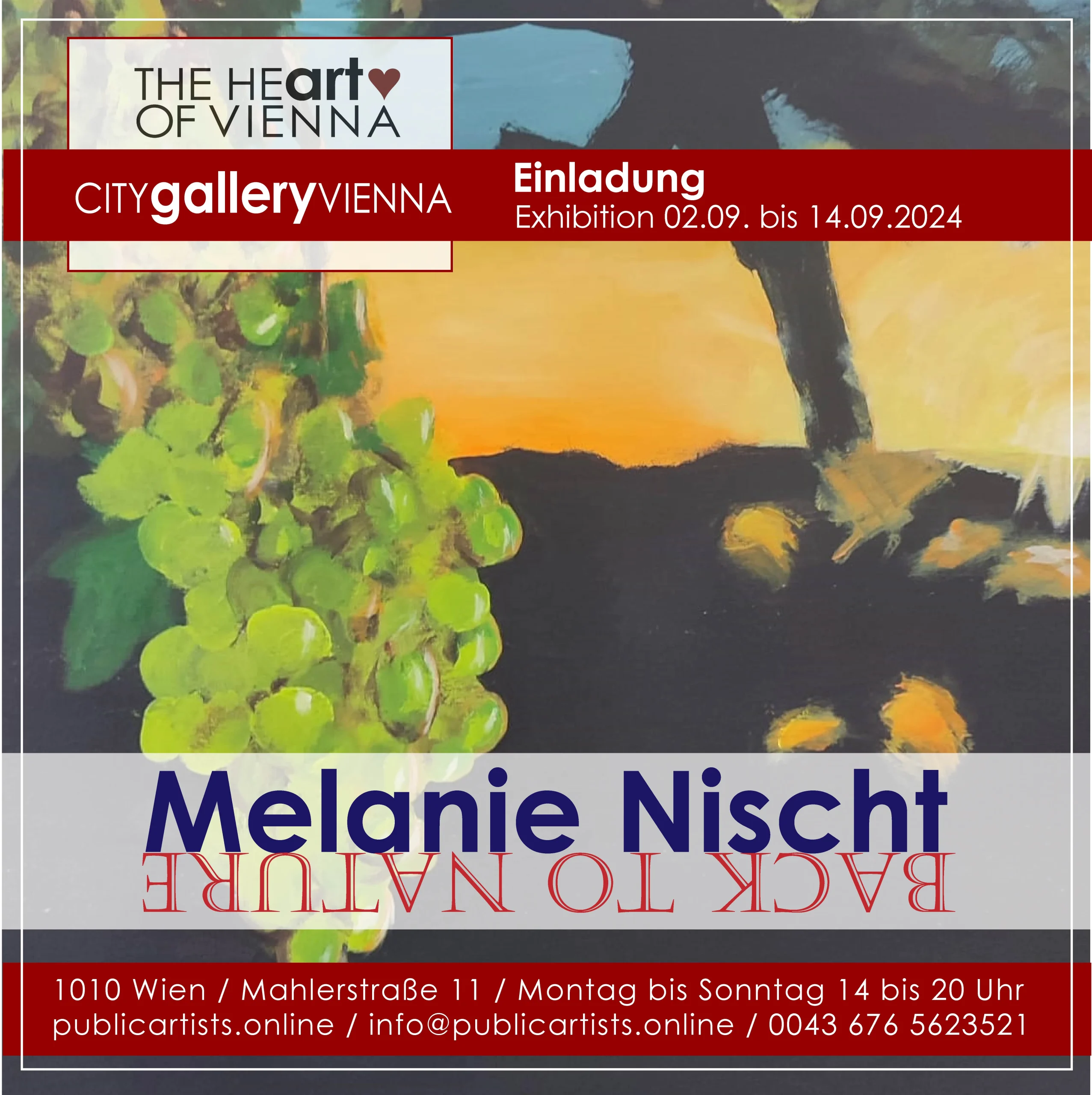 Melanie Nischt à la CITYgalleryVIENNA