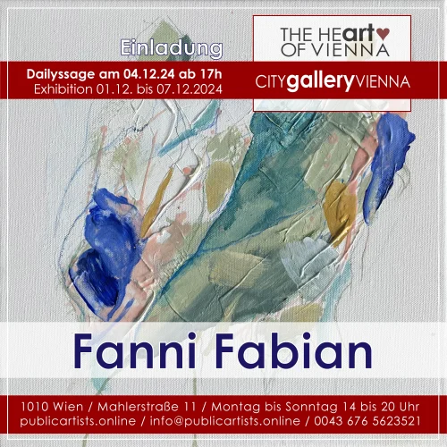 Fanni Fabian in der CITYgalleryVIENNA
