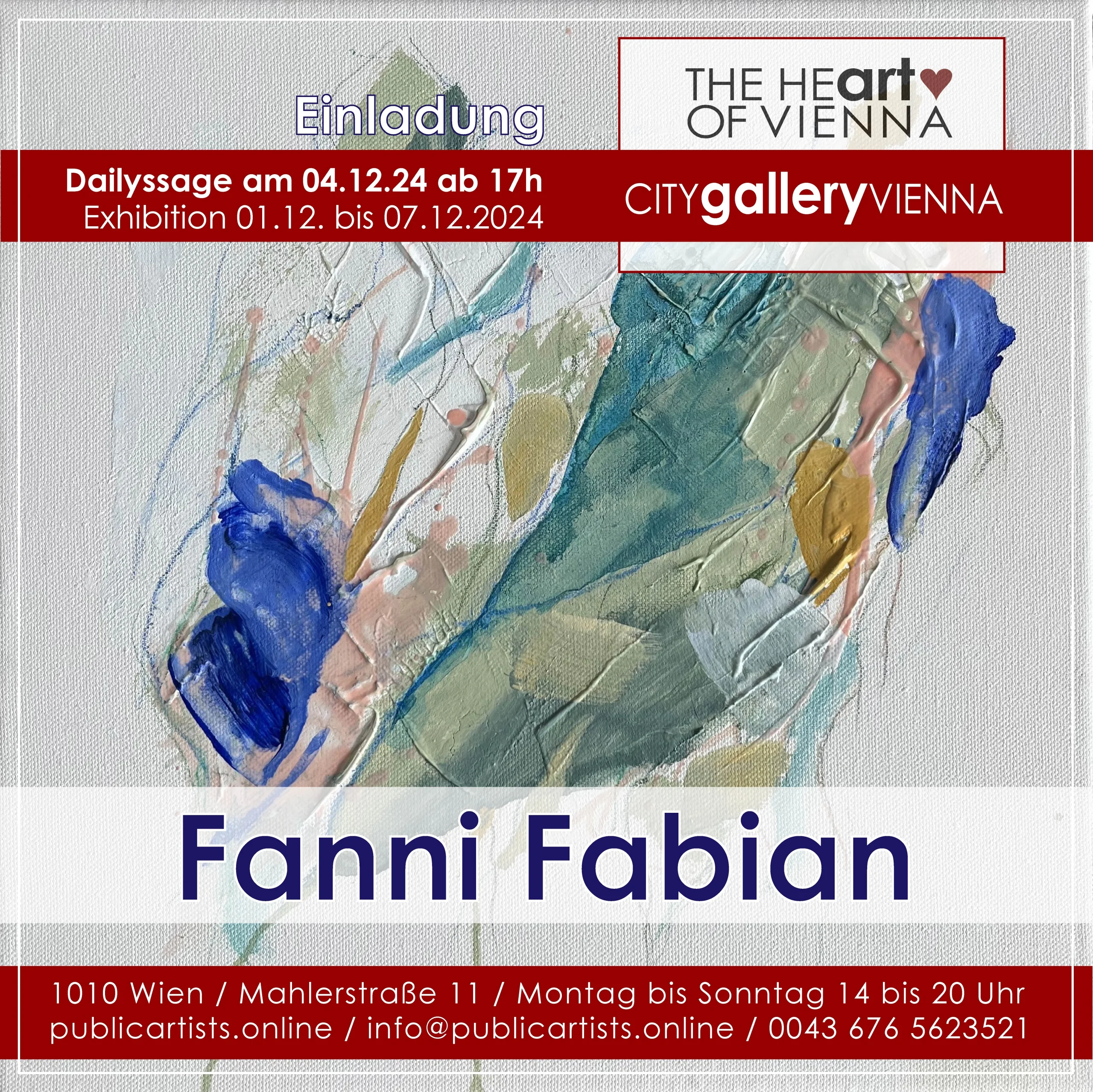 Fanni Fabian nella CITYgalleryVIENNA
