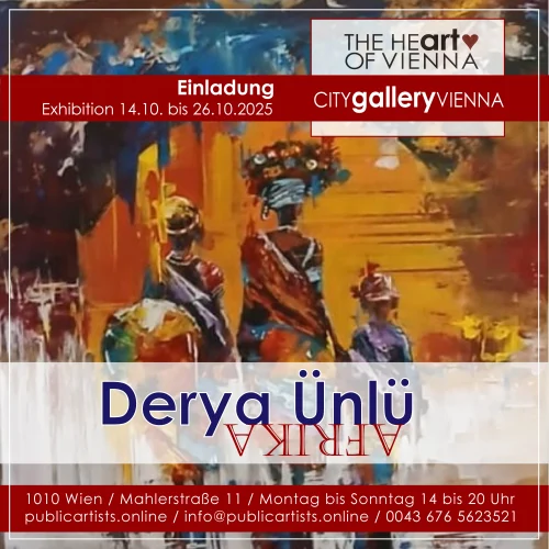Derya Ünlü présente AFRIKA à la CITYgalleryVIENNA