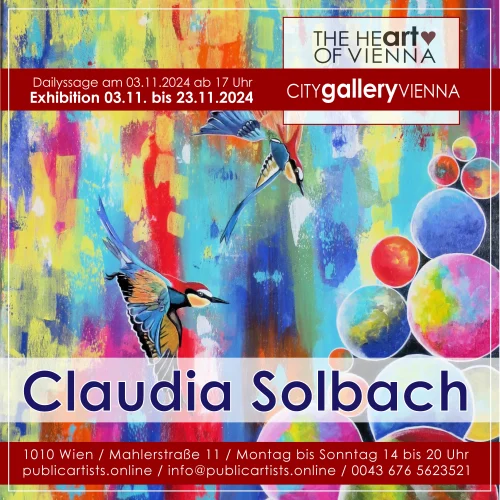 Claudia Solbach nella CITYgalleryVIENNA