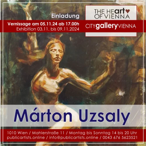 Márton Uzsaly nella CITYgalleryVIENNA