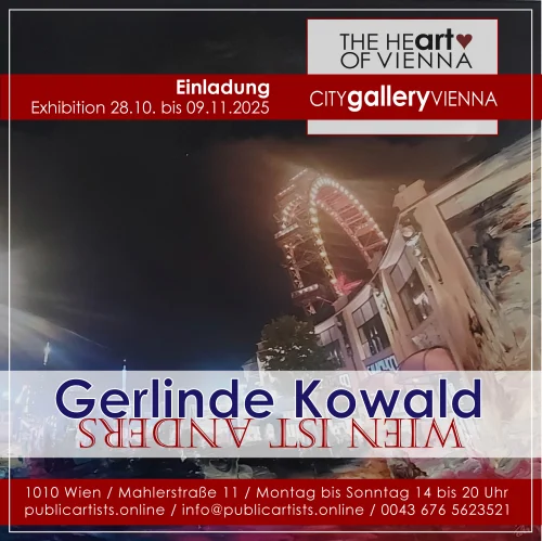 Gerlinde Kowald espone VIENNA IS DIFFERENT alla CITYgalleryVIENNA