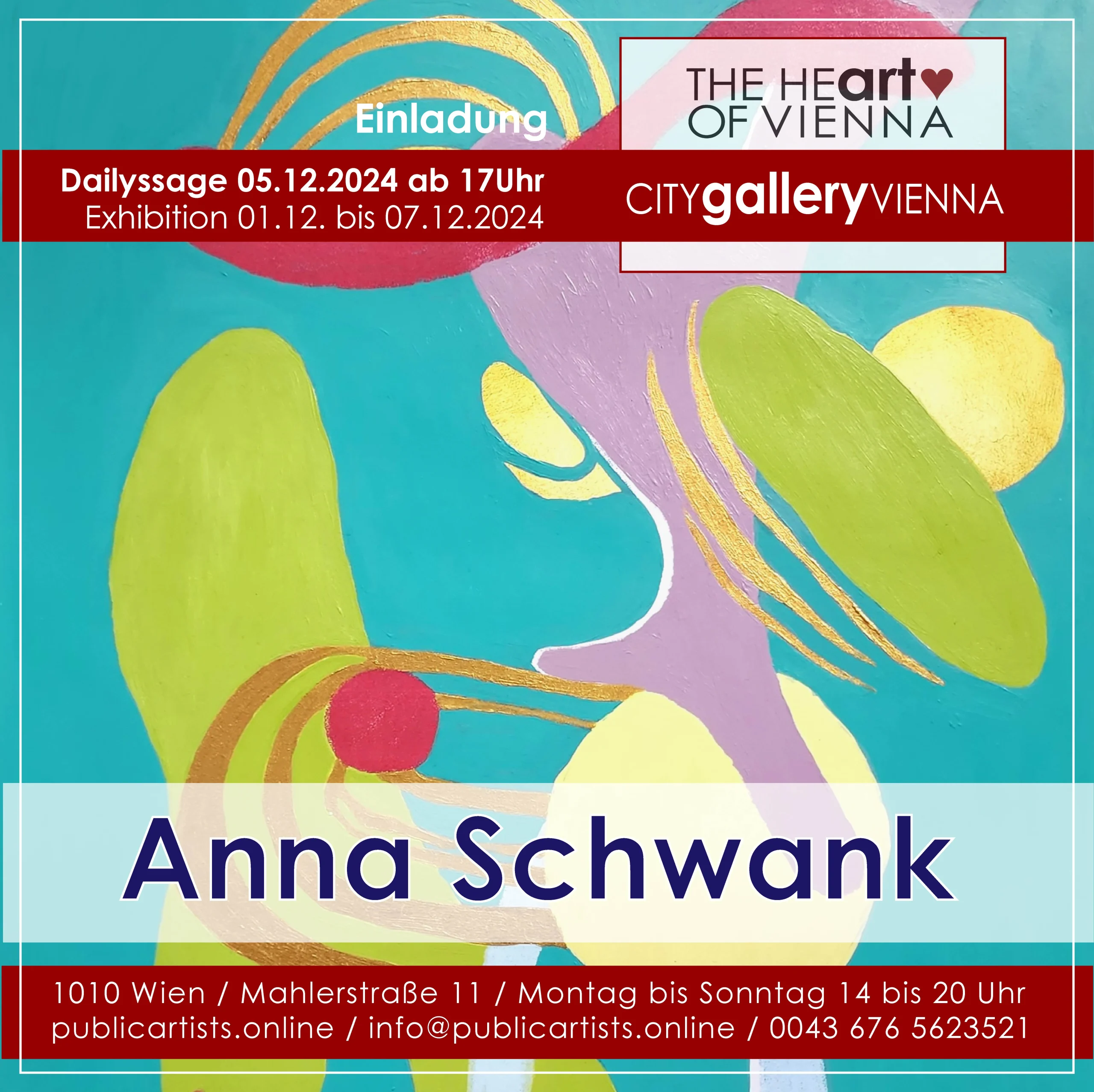 Anna Schwank à la CITYgalleryVIENNA