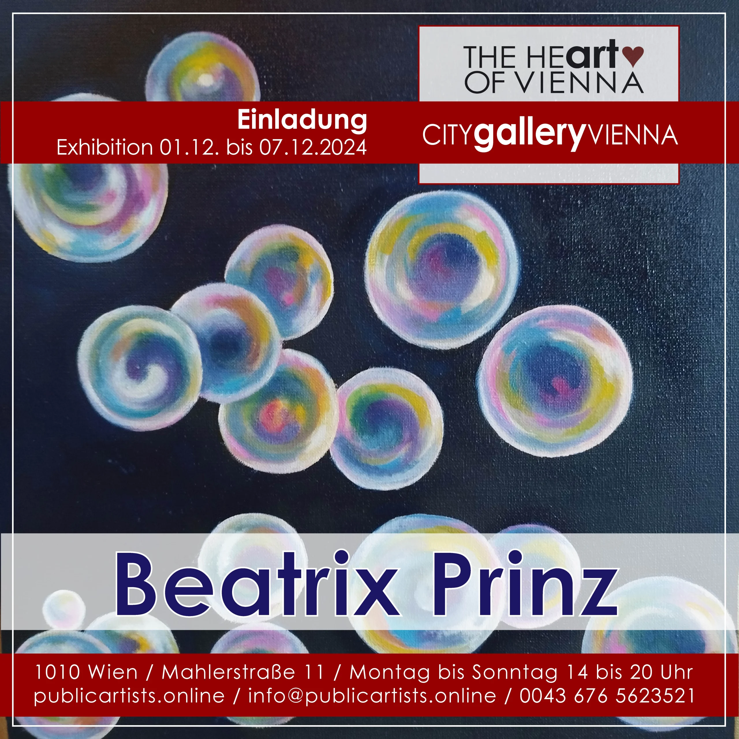 Beatrix Prinz in der CITYgalleryVIENNA