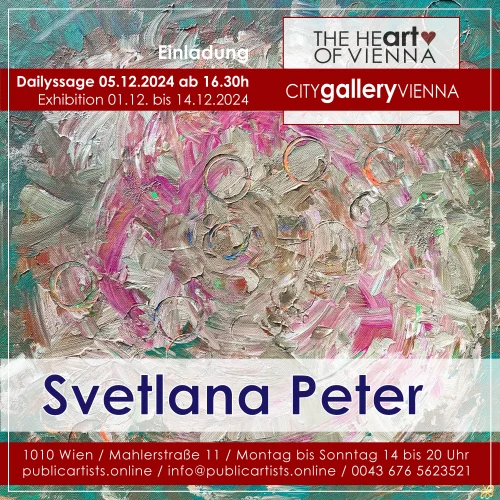 Svetlana Peter CITYgalleryVIENNA'da