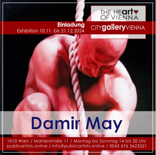 Damir May in der CITYgalleryVIENNA