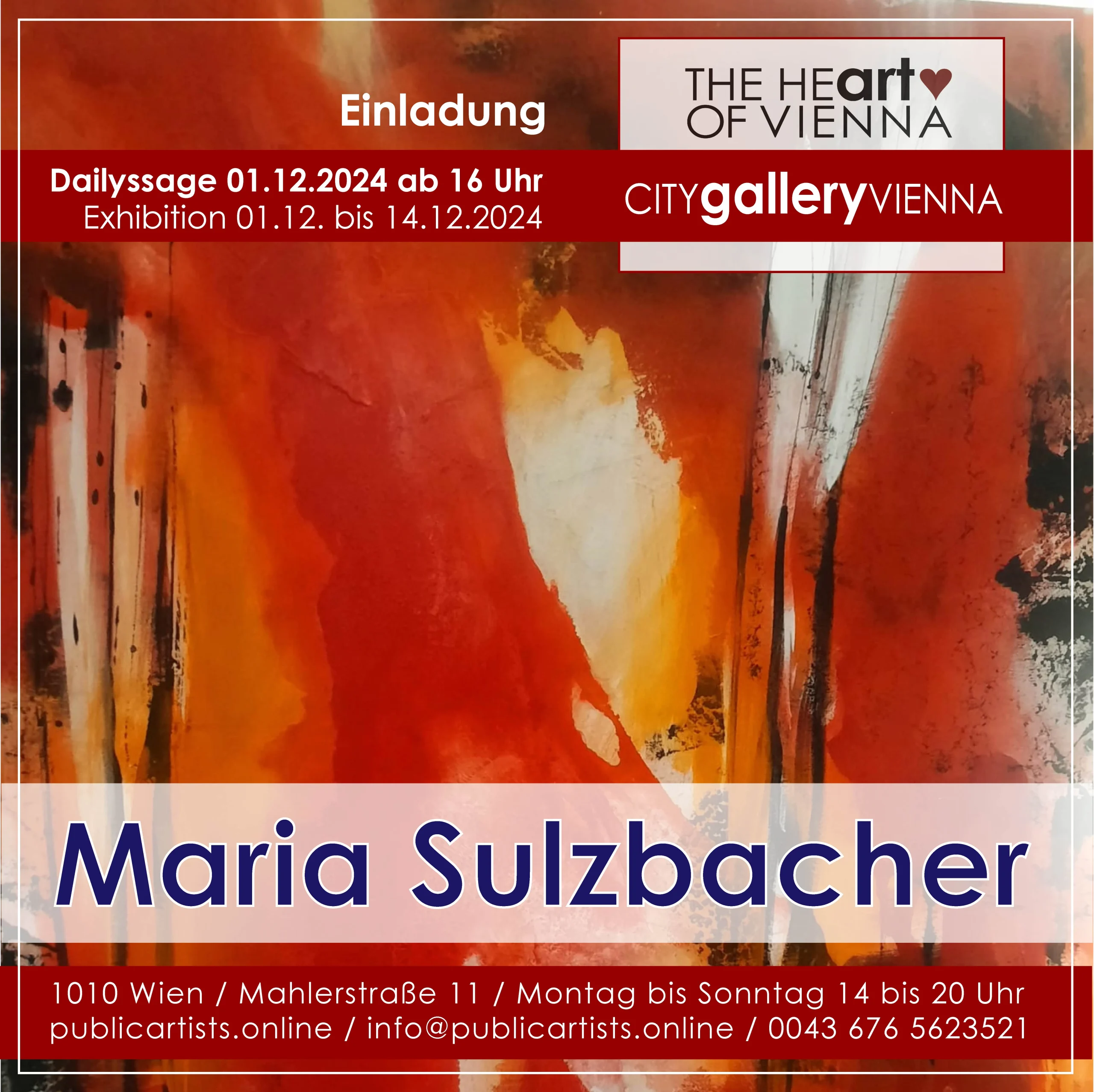 Maria Sulzbacher à la CITYgalleryVIENNA