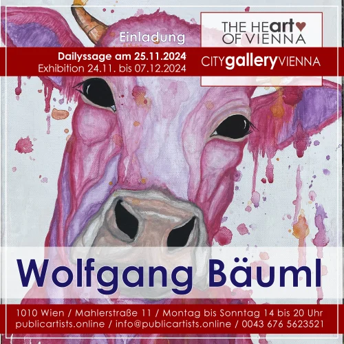 Wolfgang Bäuml CITYgalleryVIENNA'da