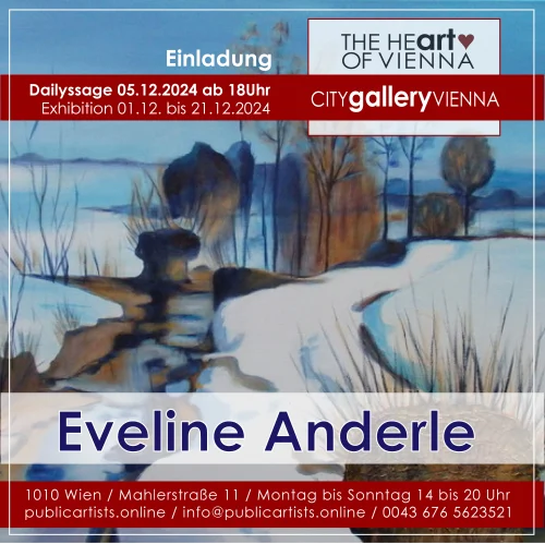 Eveline Anderle in der CITYgalleryVIENNA