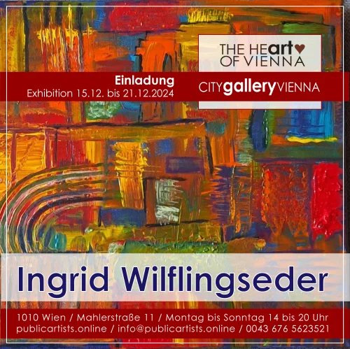 Ingrid Wilflingseder CITYgalleryVIENNA'da