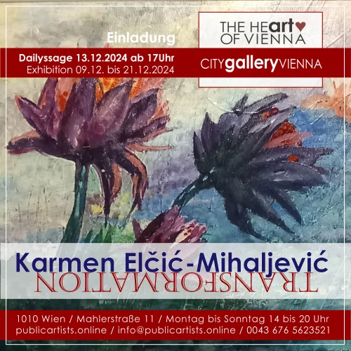 Karmen Elcic-Mihaljevic in der CITYgalleryVIENNA