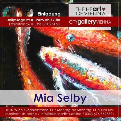 Mia Selby CITYgalleryVIENNA'da