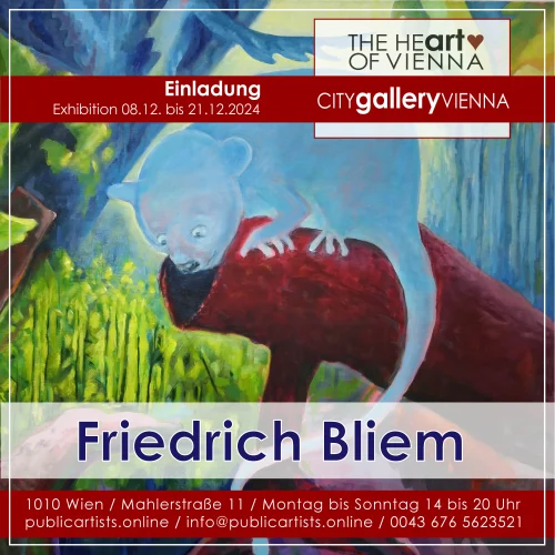 Friedrich Bliem in der CITYgalleryVIENNA