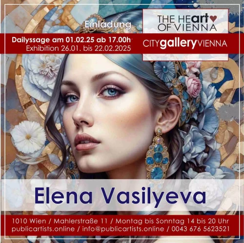 Elena Vasilyeva CITYgalleryVIENNA'da