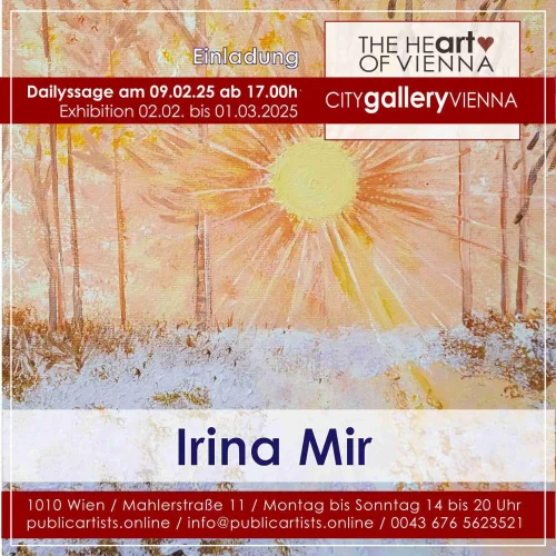 Irina Mir CITYgalleryVIENNA'da