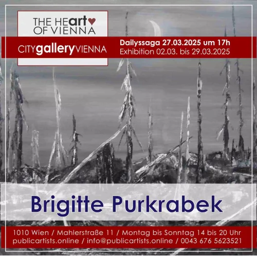 Brigitte Purkrabek in der CITYgalleryVIENNA
