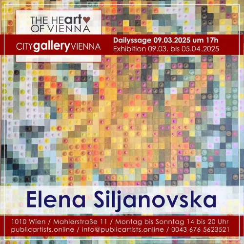 Elena Siljanovska CITYgalleryVIENNA'da