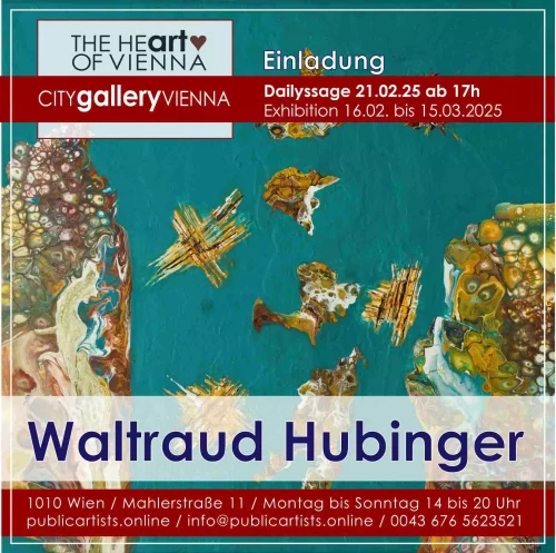 Waltraud Hubinger à la CITYgalleryVIENNA