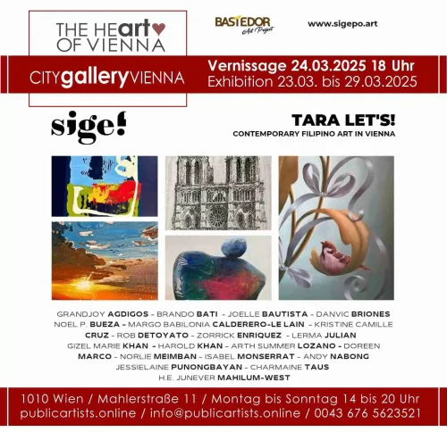 SIGE! contemporary filipino art in der CITYgalleryVIENNA