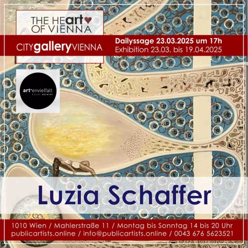 Luzia Schaffer von art*envielfalt in der CITYgalleryVIENNA