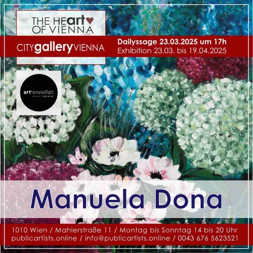Manuela Dona von art*envielfalt in der CITYgalleryVIENNA