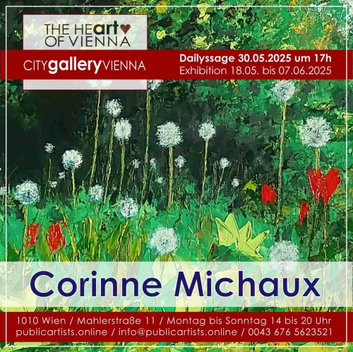 Corinne Michaux at the CITYgalleryVIENNA