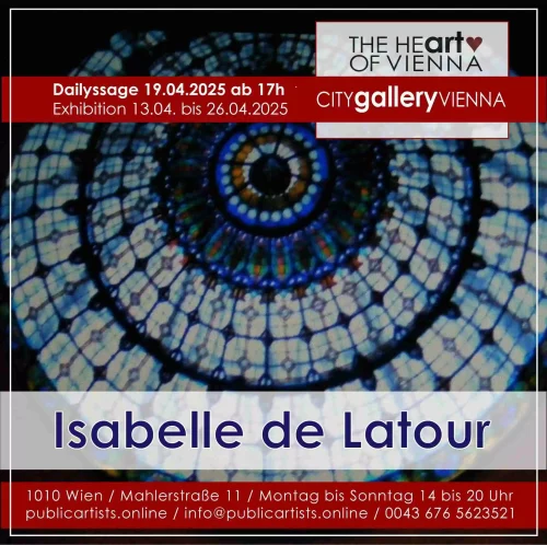 Isabelle de Latour in the CITYgalleryVIENNA
