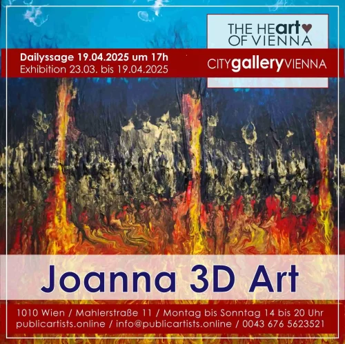 Joanna 3D Art à la CITYgalleryVIENNA