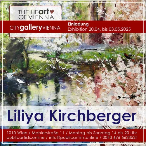 Liliya Kirchberger in the CITYgalleryVIENNA