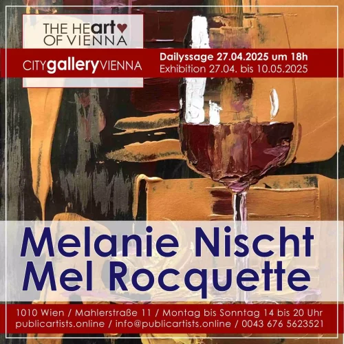 Melanie Nischt in the CITYgalleryVIENNA