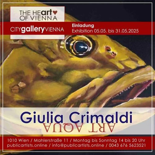 Giulia Crimaldi zeigt ART AQUA in der CITYgalleryVIENNA