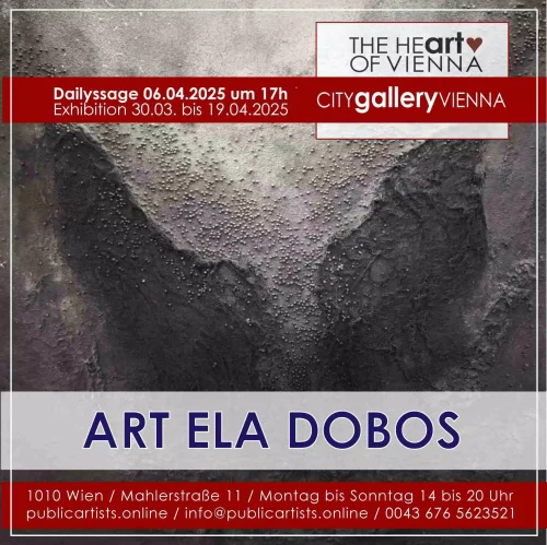 ART ELA DOBOS à la CITYgalleryVIENNA