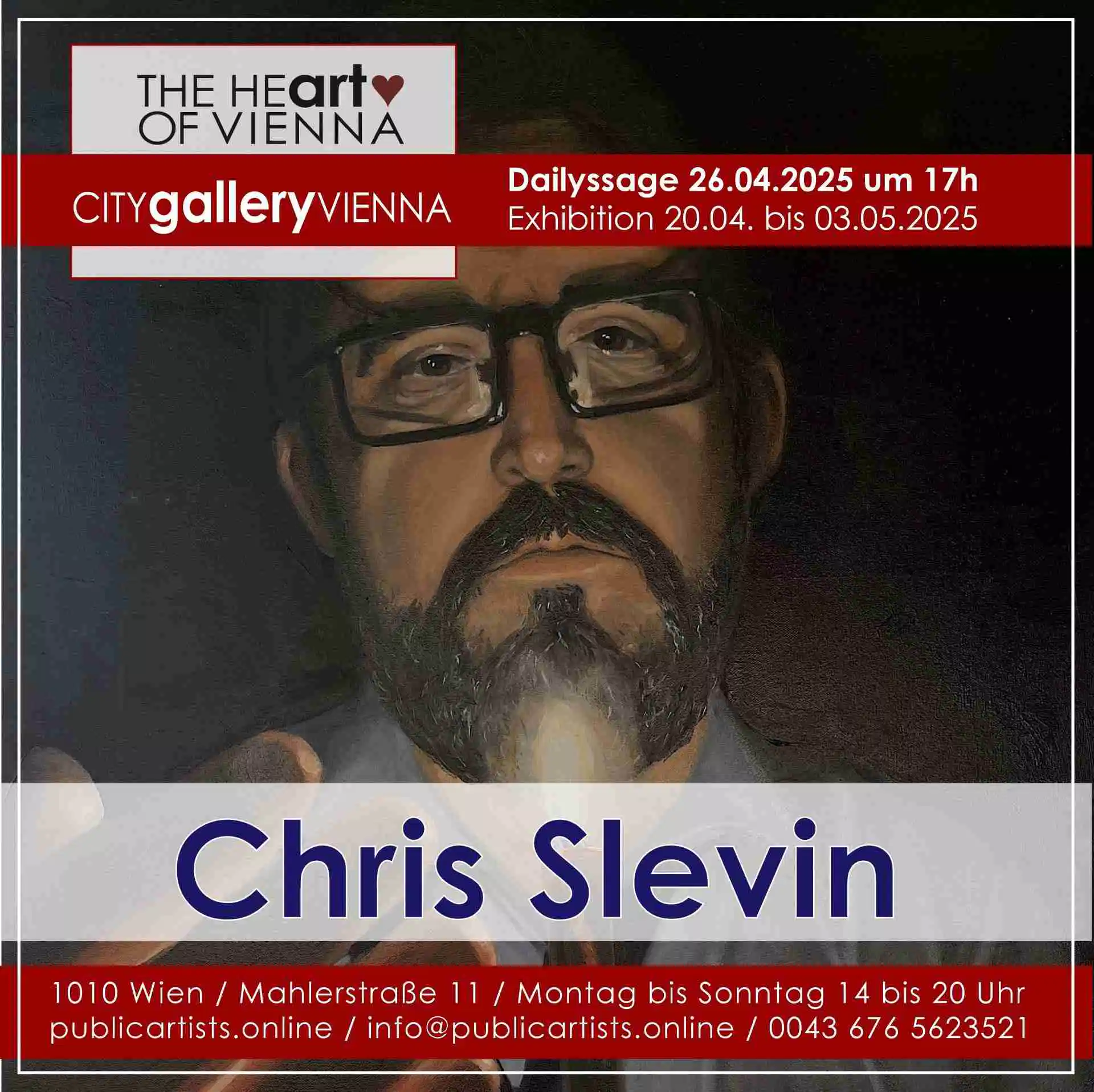 Chris Slevin CITYgalleryVIENNA'da