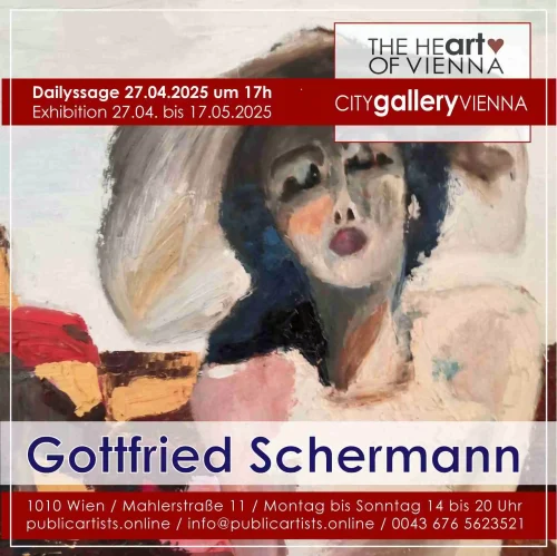 Gottfried Schermann in der CITYgalleryVIENNA