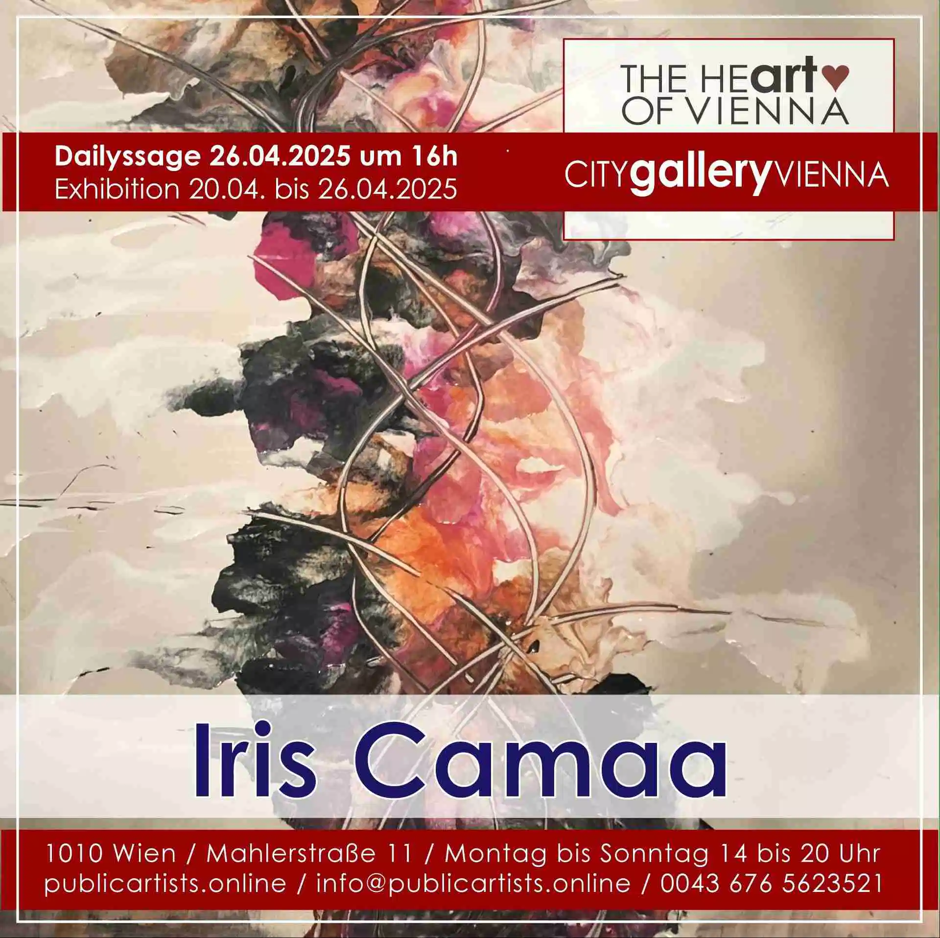 Iris Camaa in der CITYgalleryVIENNA