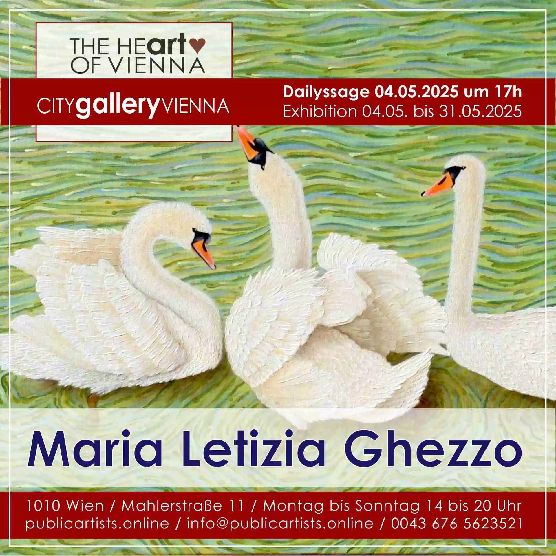 Maria Letizia Ghezzo CITYgalleryVIENNA'da